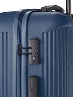 Travelite Bali Reisekoffer M Trolley 67cm 4 Rad Rollen TSA Hartschale blau