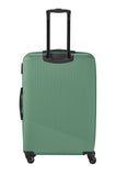 Travelite Bali Reisekoffer L Trolley Koffer 77cm 4 Rad / Rollen TSA Hartschale grün