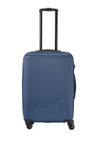 Travelite Bali Reisekoffer M Trolley 67cm 4 Rad Rollen TSA Hartschale blau