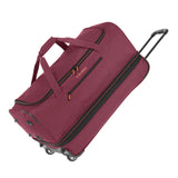 Travelite 2-Rad Trolley Roll-Reisetasche mit Rollen Basics L erweiterbar bordeaux rot