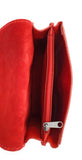 Hill Burry echt Leder Gürteltasche Bikertasche Hüfttasche Bauchtasche Vintage rot