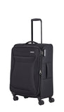 Travelite Chios Reisekoffer M Trolley Koffer 67cm 4 Rad / Rollen Dehnfalte TSA