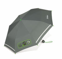 Scout Boys Kinder Regenschirm Taschenschirm mit Reflektionsstreifen Black Spider