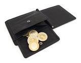 Jockey Club echt Leder Dollar Clip Geldklammer Geldbörse Kreditkartenetui mit Münzfach & RFID Schutz