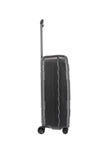 Travelite Korfu Reisekoffer M Trolley Rahmen Koffer 65cm 4 Rad / Rollen TSA schwarz