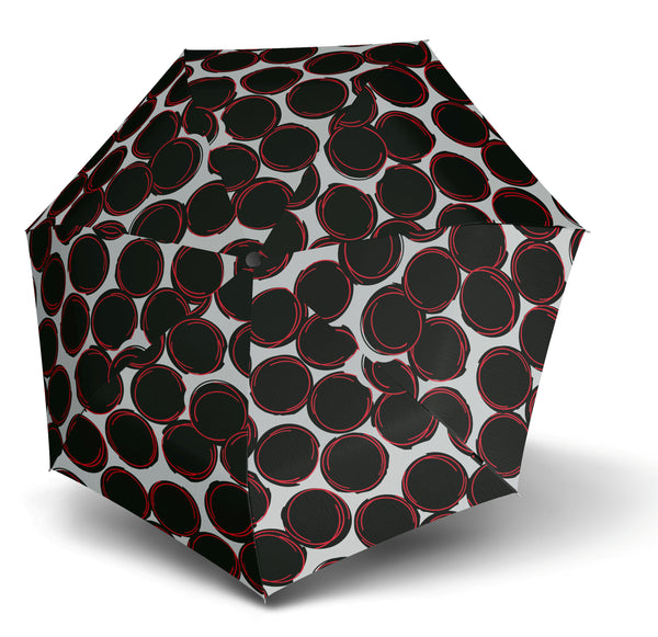 Knirps T.050 Regenschirm Taschenschirm CarbonFlex sturmfest 140 km/h UV Schutz 50+ calla black