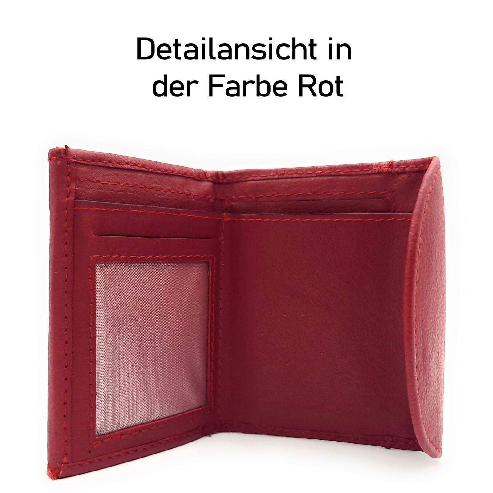 Jockey Club echt Leder Mini Geldbörse Wickelbörse Urlaubsbörse mit RFID Schutz apfelgrün