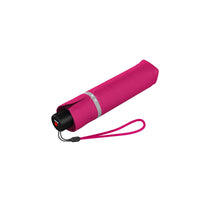 Knirps Rookie Kinder Regenschirm Taschenschirm Schirm leicht reflektierend flamingo pink