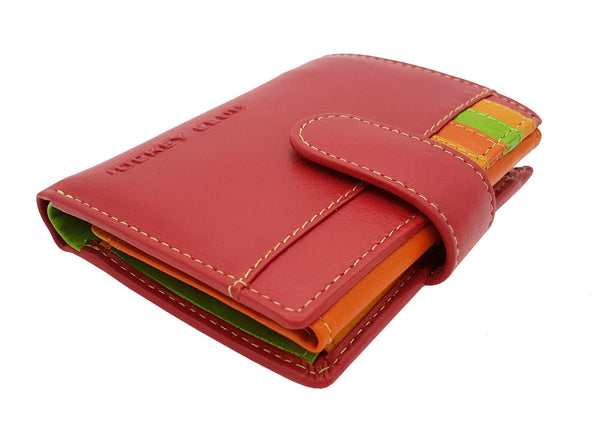 Jockey Club mini Leder Damen Geldbörse Portemonnaie feines Kalbsnappaleder mit RFID Schutz