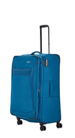 Travelite Chios Reisekoffer L Trolley Koffer 78cm 4 Rad / Rollen Dehnfalte TSA petrol