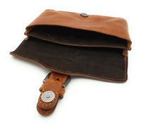 Hill Burry echt Leder Gürteltasche Umhängetasche Hüfttasche Bauchtasche Vintage braun