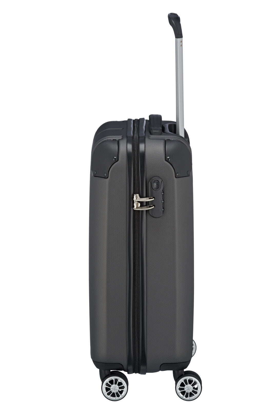 Travelite City Reisekoffer S Trolley Koffer 55cm 4 Rad / Rollen Handgepäck anthrazit