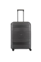 Travelite Korfu Reisekoffer M Trolley Rahmen Koffer 65cm 4 Rad / Rollen TSA schwarz