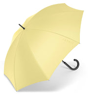 nachhaltiger Esprit Regenschirm Stockschirm Schirm mit Automatik Long AC lemon