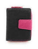 Jockey Club echt Leder Mini Geldbörse Portemonnaie mit RFID Schutz pink