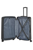 Travelite Bali Reisekoffer L Trolley Koffer 77cm 4 Rad / Rollen TSA Hartschale schwarz