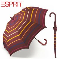 Esprit Regenschirm Stockschirm Schirm mit Automatik Long AC Confetti Stripes