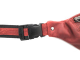 Jockey Club echt Leder Gürteltasche Hüfttasche Bauchtasche Vintage Sauvage-Rindleder rot