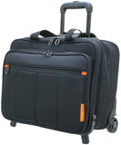 Davidts Premium Notebooktasche Laptop Tasche Pilotenkoffer mit Trolley 17"