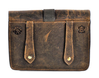 Jockey Club echt Leder Gürteltasche Bikertasche Hüfttasche Bauchtasche Vintage Hunterleder