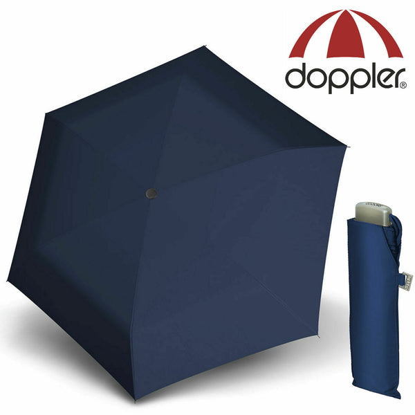 doppler Regenschirm mini slim carbonsteel Taschenschirm sturmsicher Windkanal getestet navy blau
