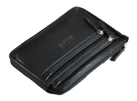 Jockey Club echt Leder Gürteltasche Bikertasche Hüfttasche Bauchtasche Nappaleder slim schwarz M