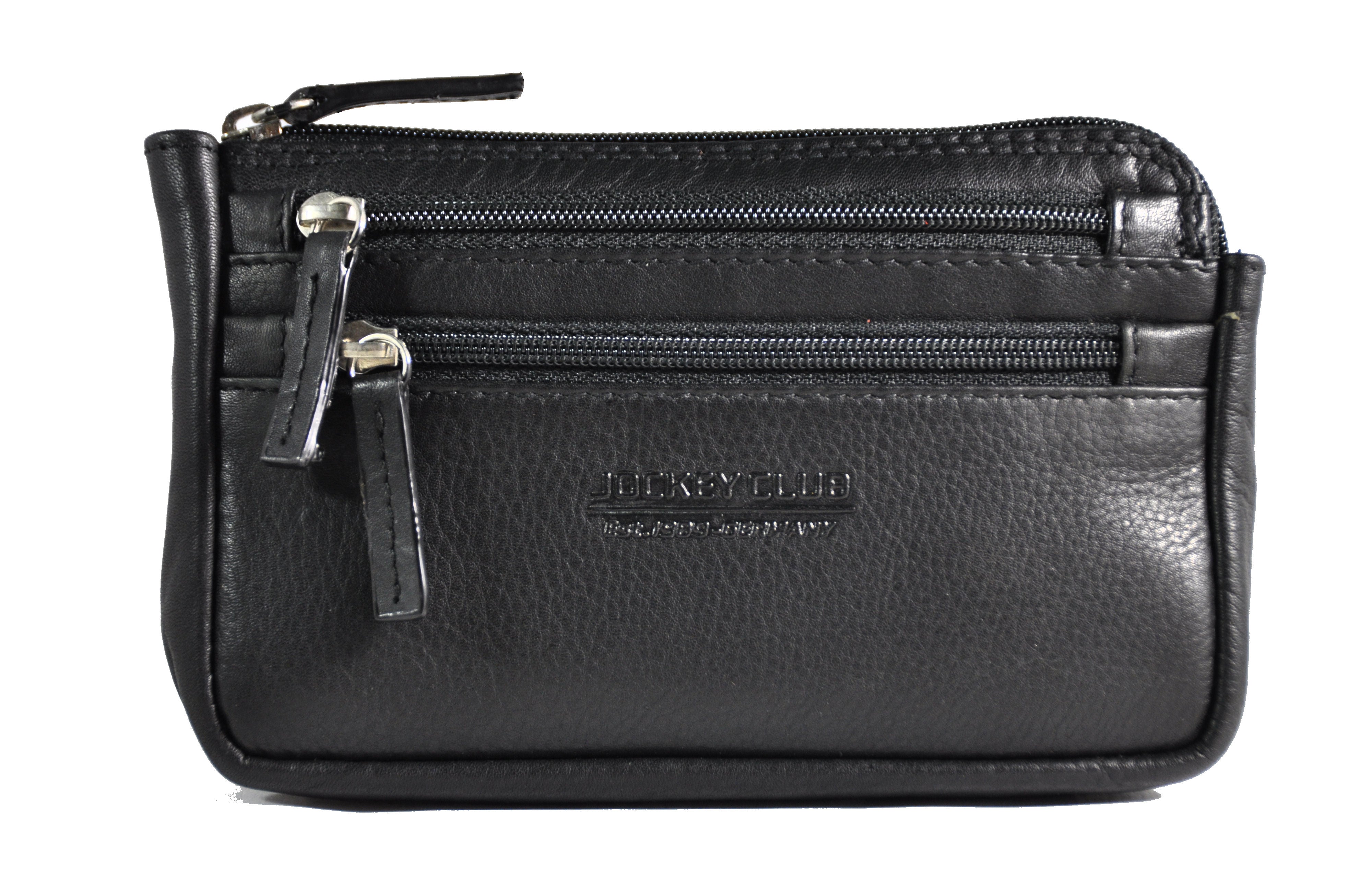 Jockey club echt Leder Gürteltasche Bikertasche Hüfttasche Bauchtasche Nappaleder slim schwarz S