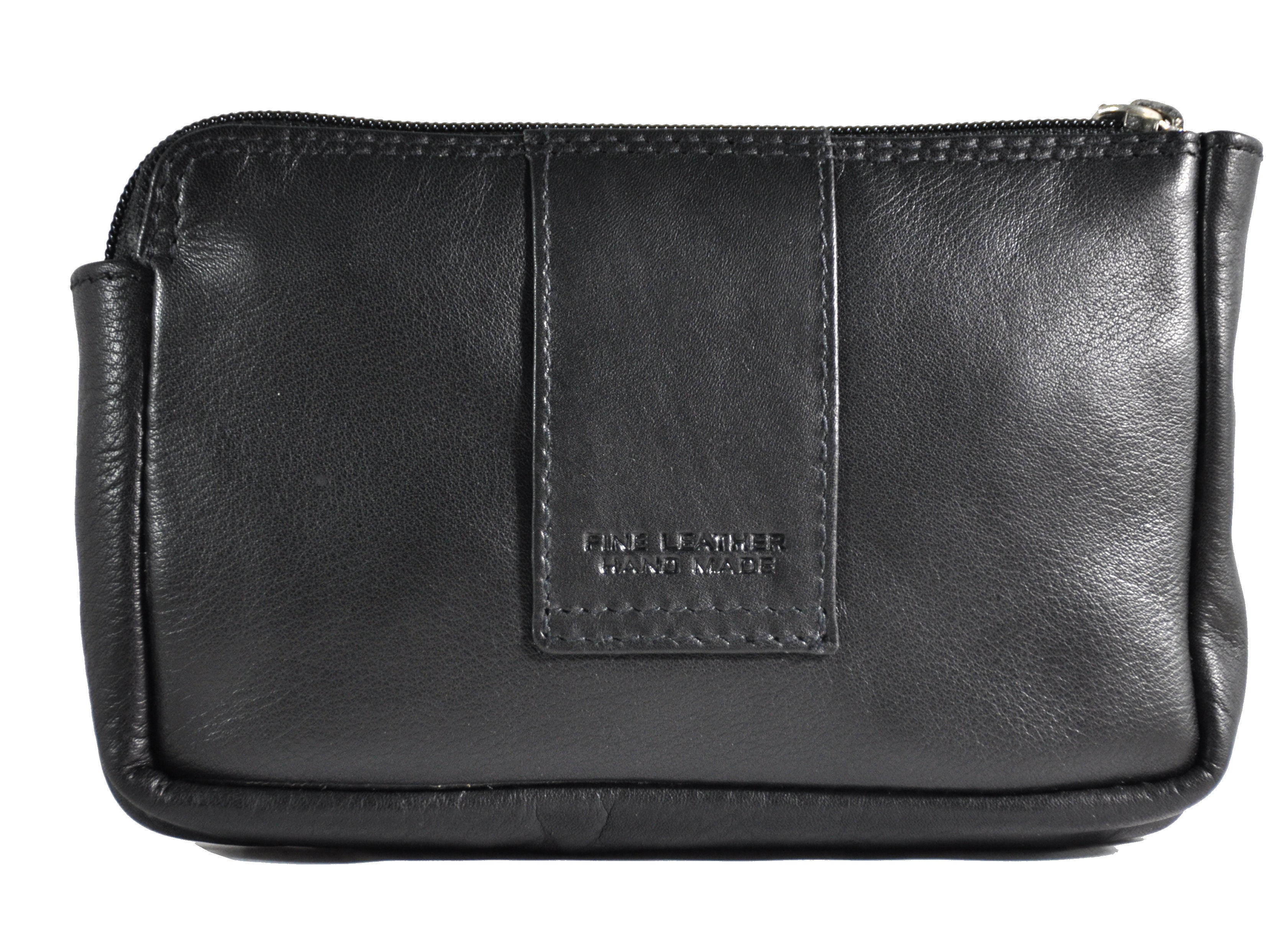 Jockey club echt Leder Gürteltasche Bikertasche Hüfttasche Bauchtasche Nappaleder slim schwarz S