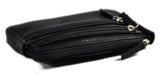 Jockey club echt Leder Gürteltasche Bikertasche Hüfttasche Bauchtasche Nappaleder slim schwarz S