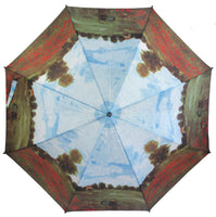 happy rain Regenschirm Motiv Claude Monet "Mohnfeld bei Argenteuil" Stockschirm mit Automatik