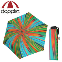 doppler Regenschirm mini slim carbonsteel Taschenschirm sturmsicher Fantasy aqua