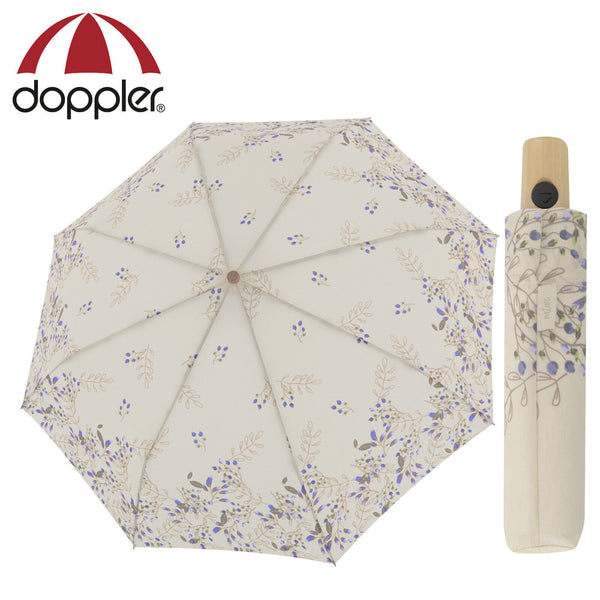 doppler nachhaltiger Regenschirm Taschenschirm Nature sturmsicher bis 100km/h Eden