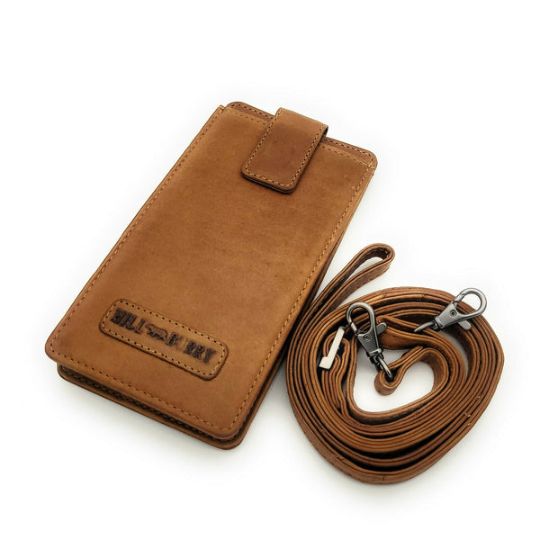 Hill Burry echt Leder Gürteltasche Umhängetasche Handy / Smartphone-Tasche
