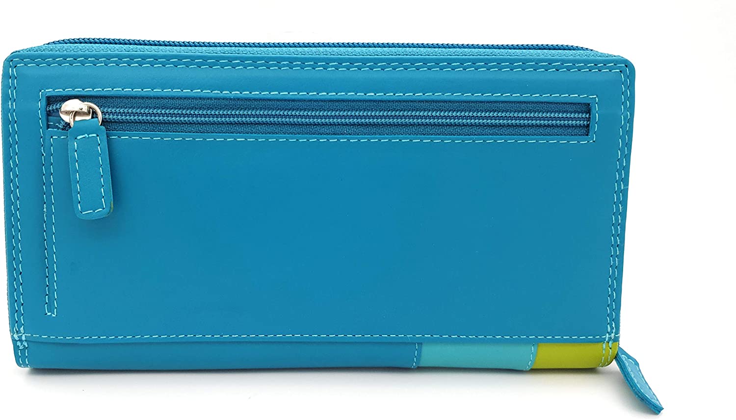 Jockey Club echt Leder Damen Geldbörse Portemonnaie Geldbeutel Rio mit RFID Schutz türkis
