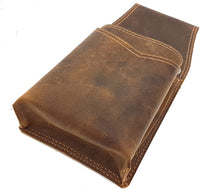Jockey Club Profi echt Leder Kellnertasche Kellner Holster Köcher dickes Hunterleder mit Doppelnaht