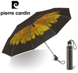 pierre cardin Regenschirm Taschenschirm mit Auf-Zu Automatik Intérieur flower yellow
