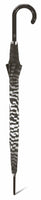 Pierre Cardin Damen Automatik Regenschirm Stockschirm Zebra Zébre black/white