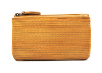 Jockey Club echt Leder Damen Geldbörse lang Shabby Chic Used Optik "Beste Freundinnen" cognac braun