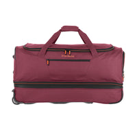 Travelite 2-Rad Trolley Roll-Reisetasche mit Rollen Basics L erweiterbar bordeaux rot