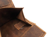 Jockey Club echt Leder Geldbörse Hunterleder Portemonnaie Totenkopf Schädel Skull mit RFID Schutz