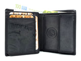 Jockey Club echt Leder Geldbörse Geldbeutel Portemonnaie Rough & Tough mit RFID Schutz black