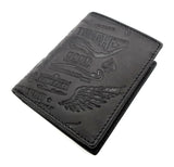 Abverkauf! Jockey Club echt Leder Geldbörse Geldbeutel Portemonnaie Rough & Tough mit RFID Schutz black