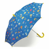 Kinder Regenschirm Stockschirm Bambino Girls Mädchen blau Regenbogen Elefanten