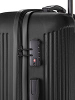 Travelite Bali Reisekoffer M Trolley Koffer 67cm 4 Rad / Rollen TSA Hartschale schwarz