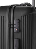 Travelite Bali Reisekoffer M Trolley Koffer 67cm 4 Rad / Rollen TSA Hartschale schwarz