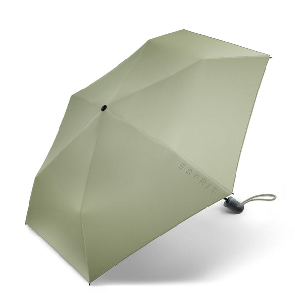 nachhaltiger Esprit Regenschirm Taschenschirm Easymatic Slimline oil green oliv