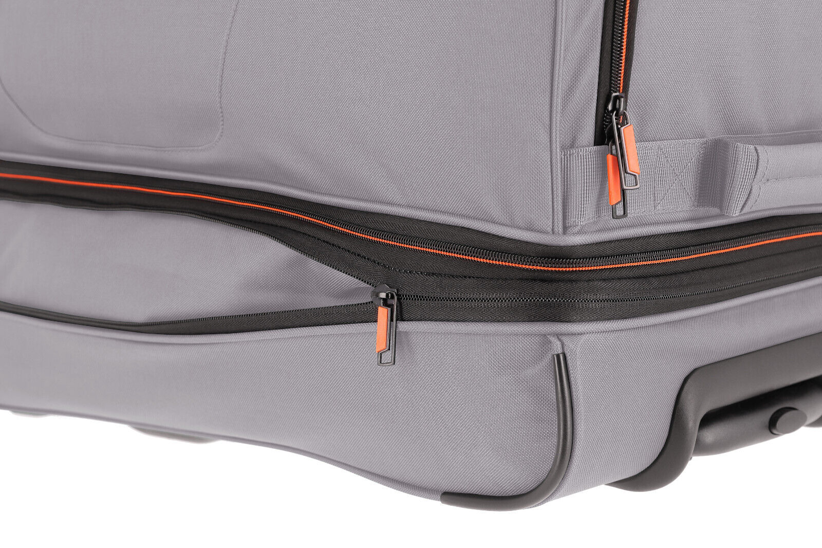 Travelite 2-Rad Trolley Roll-Reisetasche mit Rollen Basics L erweiterbar grau