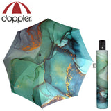 doppler Regenschirm magic carbonsteel Taschenschirm sturmsicher 150km/h Marble blue
