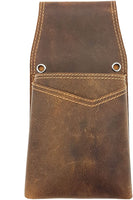 Jockey Club Profi echt Leder Kellnertasche Kellner Holster Köcher dickes Hunterleder mit Doppelnaht