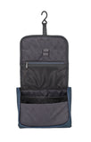 Travelite Skaii Kulturtasche Kulturbeutel zum Hängen aus recyceltem Polyester Farbe Panoramablau